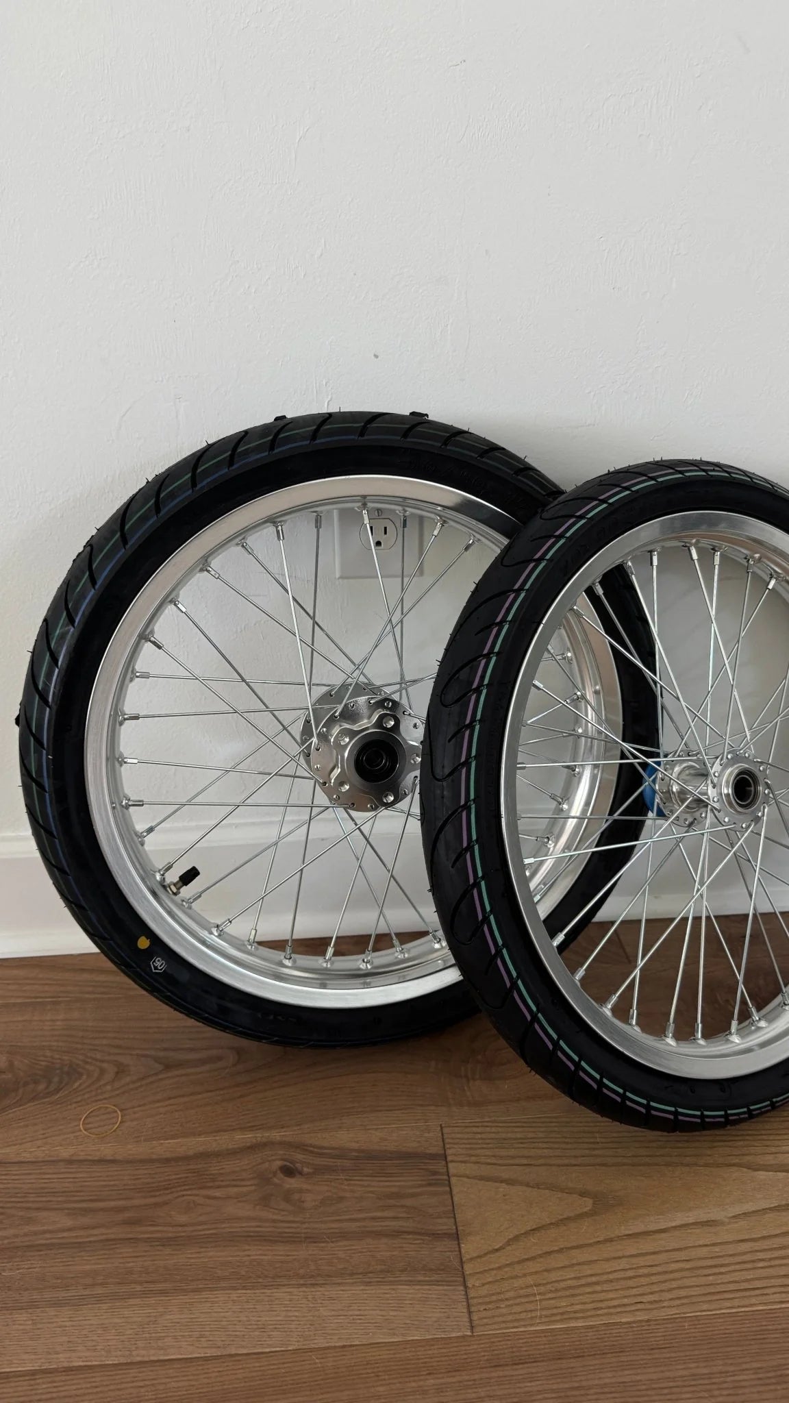 Chrome Surron LBX/E Ride Pro Supermoto Wheel Set - txdesigns