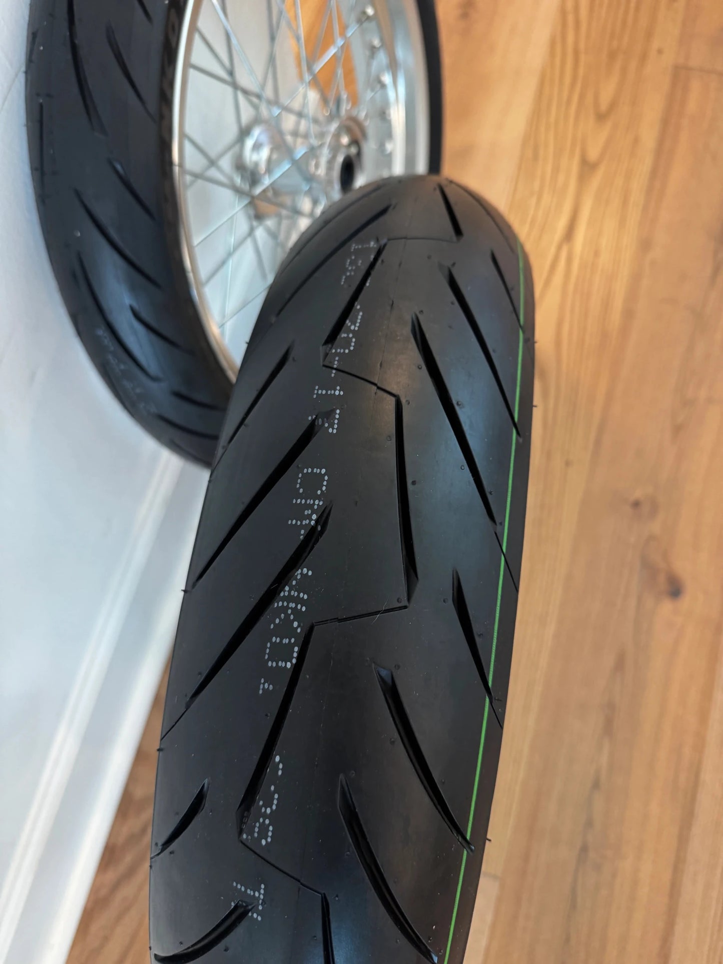 Chrome Surron Ultra Bee Supermoto Wheel Set - txdesigns