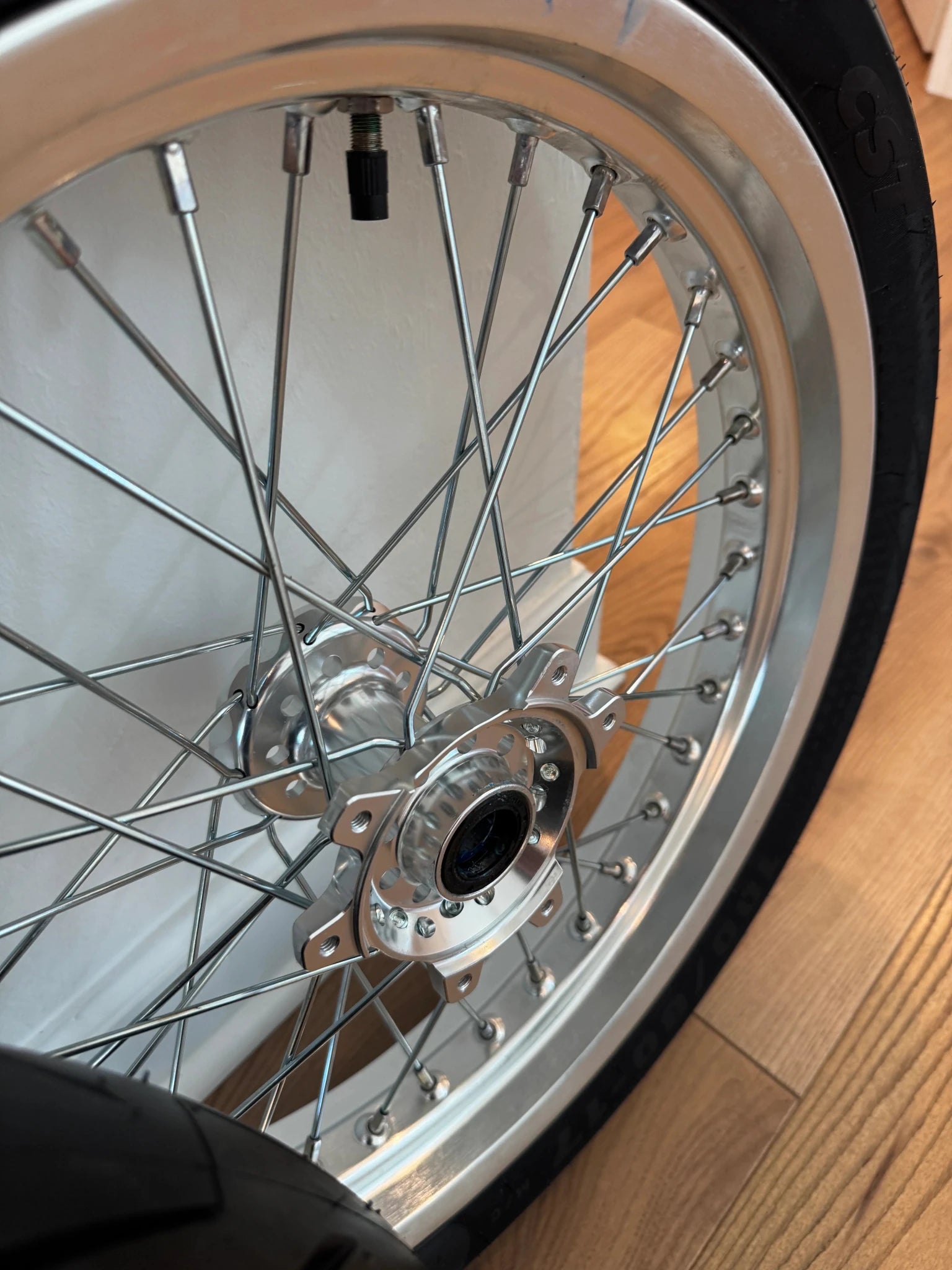 Chrome Surron Ultra Bee Supermoto Wheel Set - txdesigns